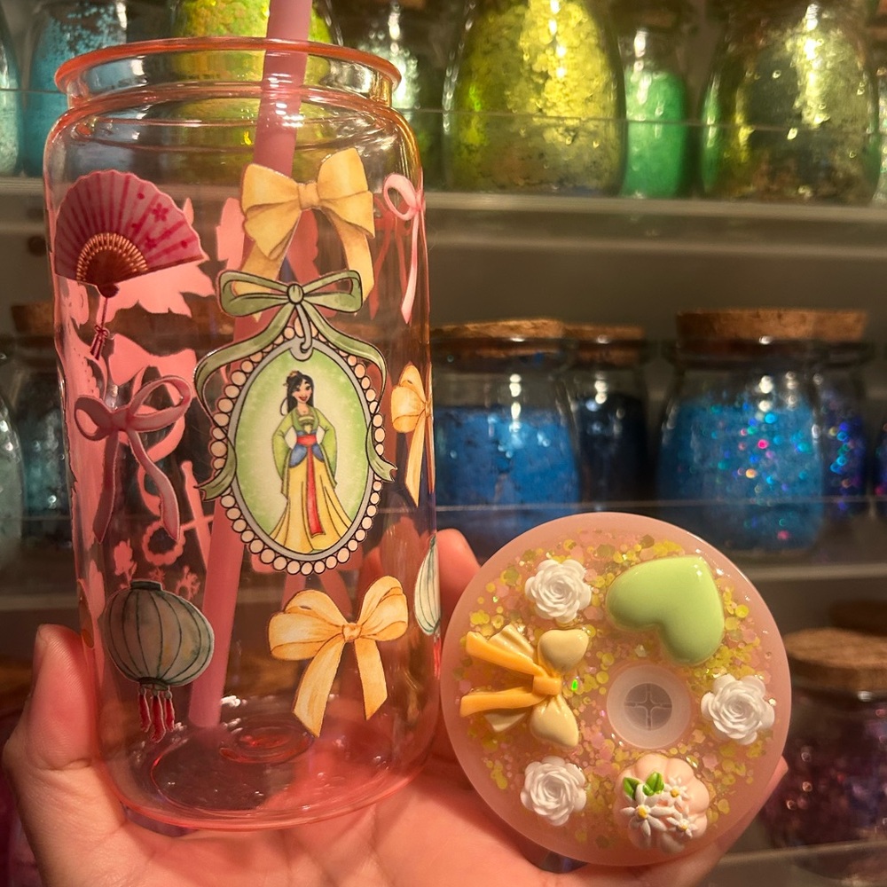 Clear color tumbler cup 16oz